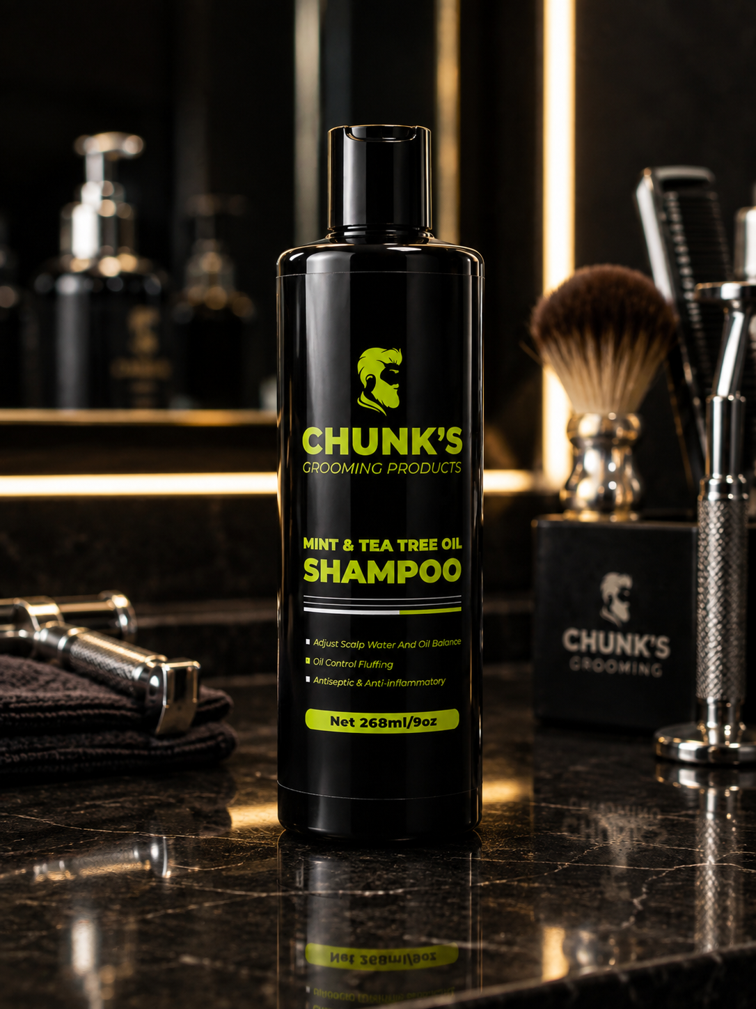 Mint and Tea Tree Oil shampoo