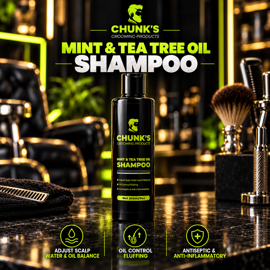Mint and Tea Tree Oil shampoo