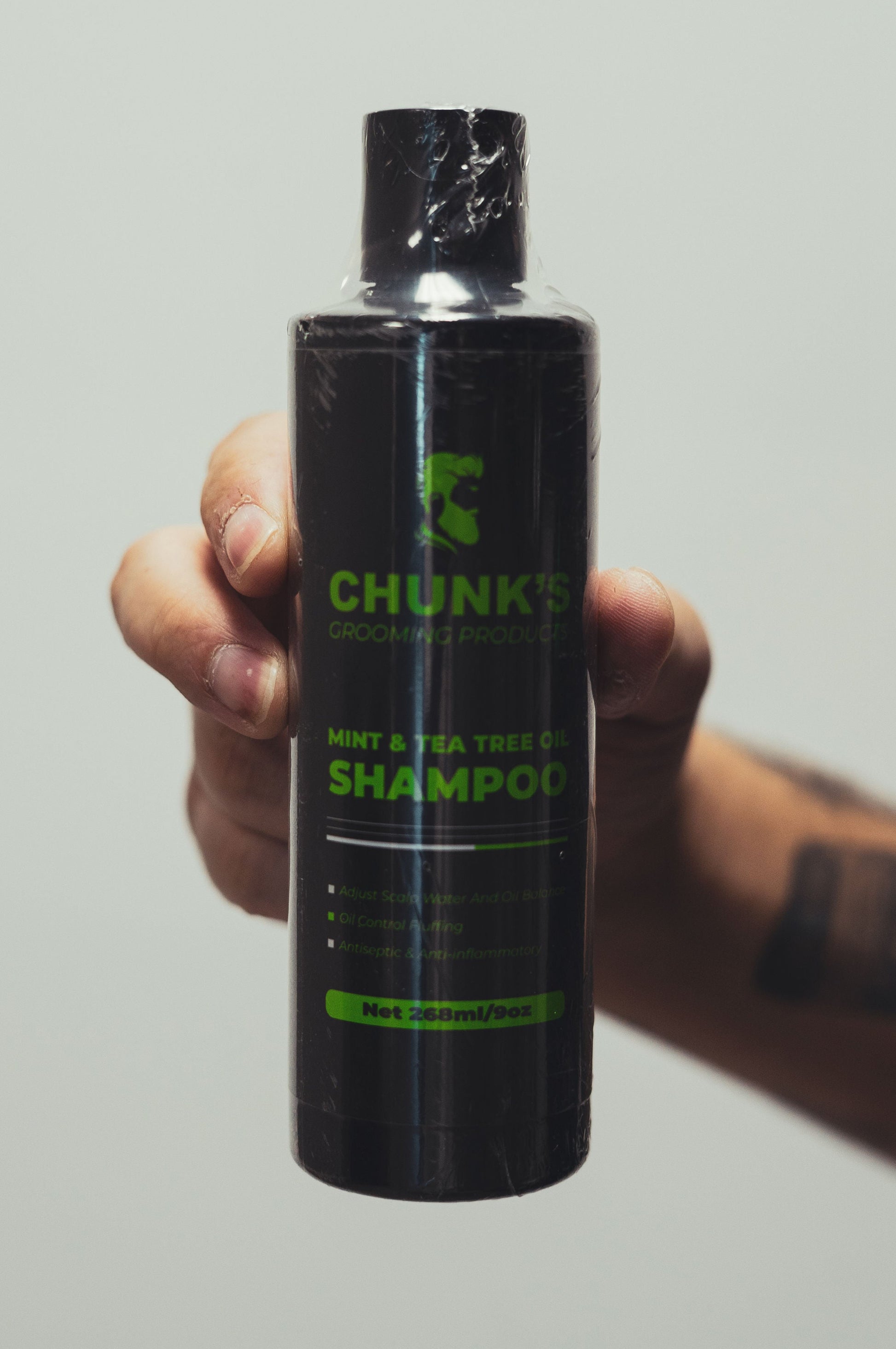Mint and Tea Tree Oil shampoo